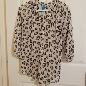 Leopard blouse
